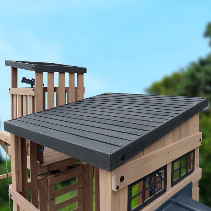 Skyline Lookout Wooden Outdoor Playset - Image 14
