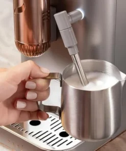 Alternative view of Café Affetto Automatic Espresso Machine + Milk Frother | Built-In & Adjustable Espresso Bean Grinders | One-Touch Brew in 90 Seconds | Steel Silver, 1.2 Liter, (C7CEBBS2RS3)