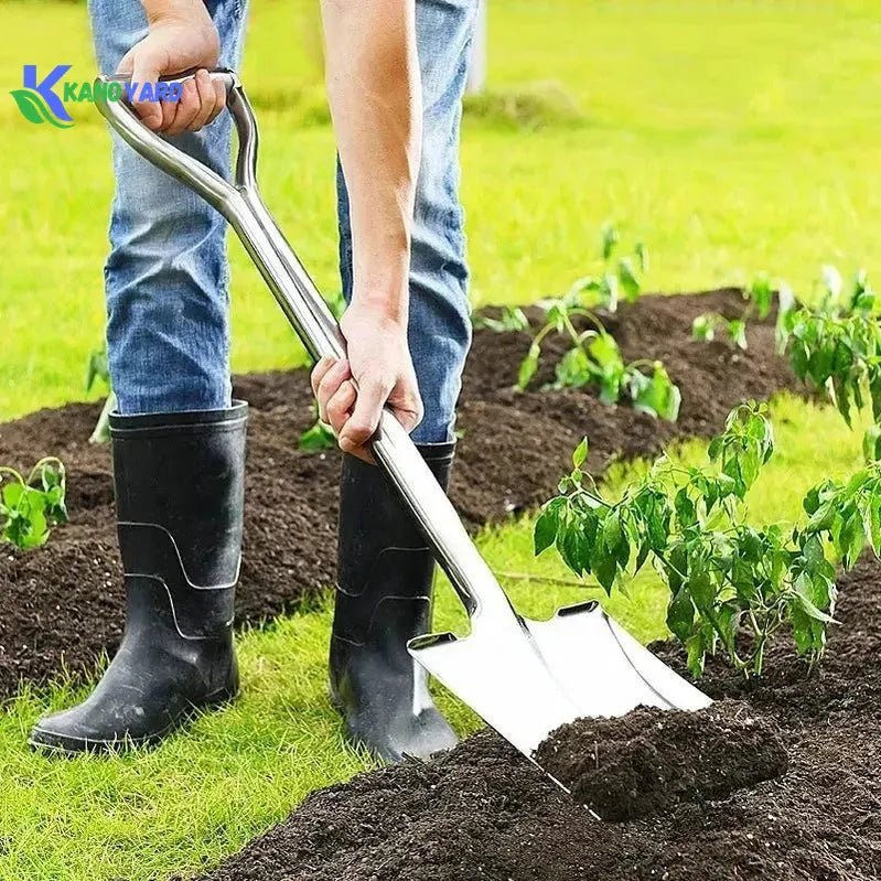 Kanoyard Stainless Steel Pointed Garden Shovel - Image 6