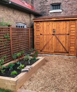Alternative view of Outdoor Living Today SpaceSaver 8×4 with Double Doors