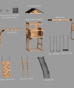 Dover Bay Swing Set with Monkey Bars - Image 13