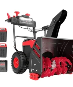 Alternative view of Powersmart 24-Inch 80V Cordless Battery Snow Blowers