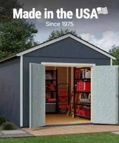 Alternative view of Handy Home Products Rookwood 10×12 Do-It-Yourself Wooden Storages Sheds- Does not Include Floor kit, Paint, or Roofing Shingles