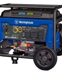 Westinghouse 4650 Peak Watt Dual Fuel Portable Generator, Remote Electric Start, RV Ready Outlets. - Image 8