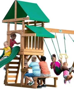 Backyard Discovery Belmont All Cedar Swing Set