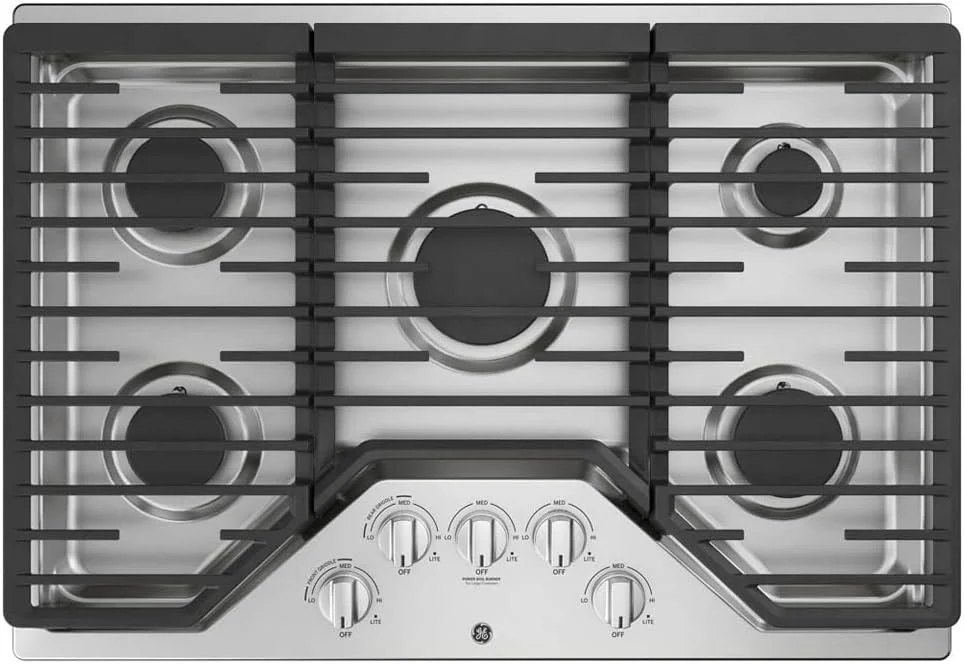 GE 30-Inch Built-In Gas Cooktops JGP5030SLSS - Image 4