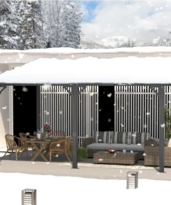 Aecojoy Aluminum Pergola with Canopys - Image 3