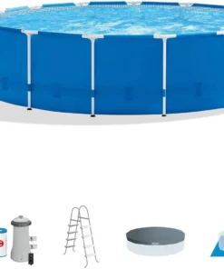 Intex 15′ x 48′ Metal Frame Above Ground Pool Sets - Image 4